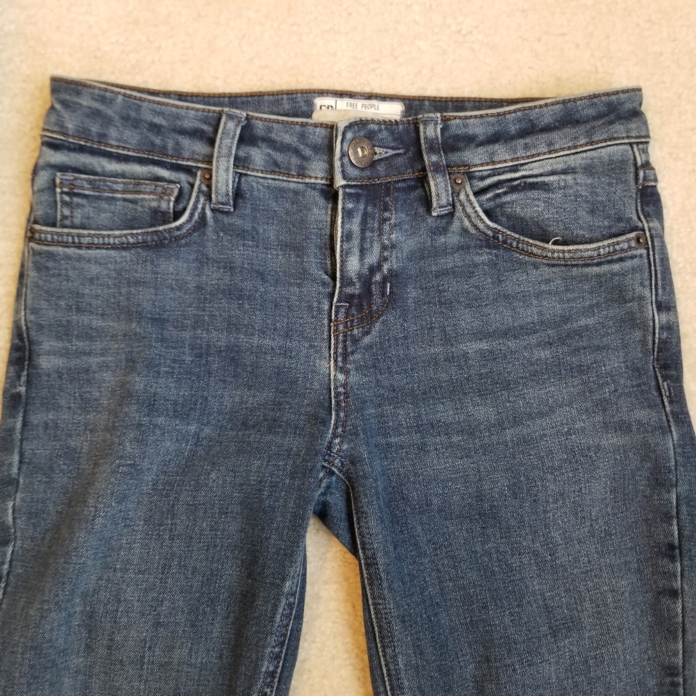 FreePeople Raw Hem Skinny Jeans - Picture 5 of 10